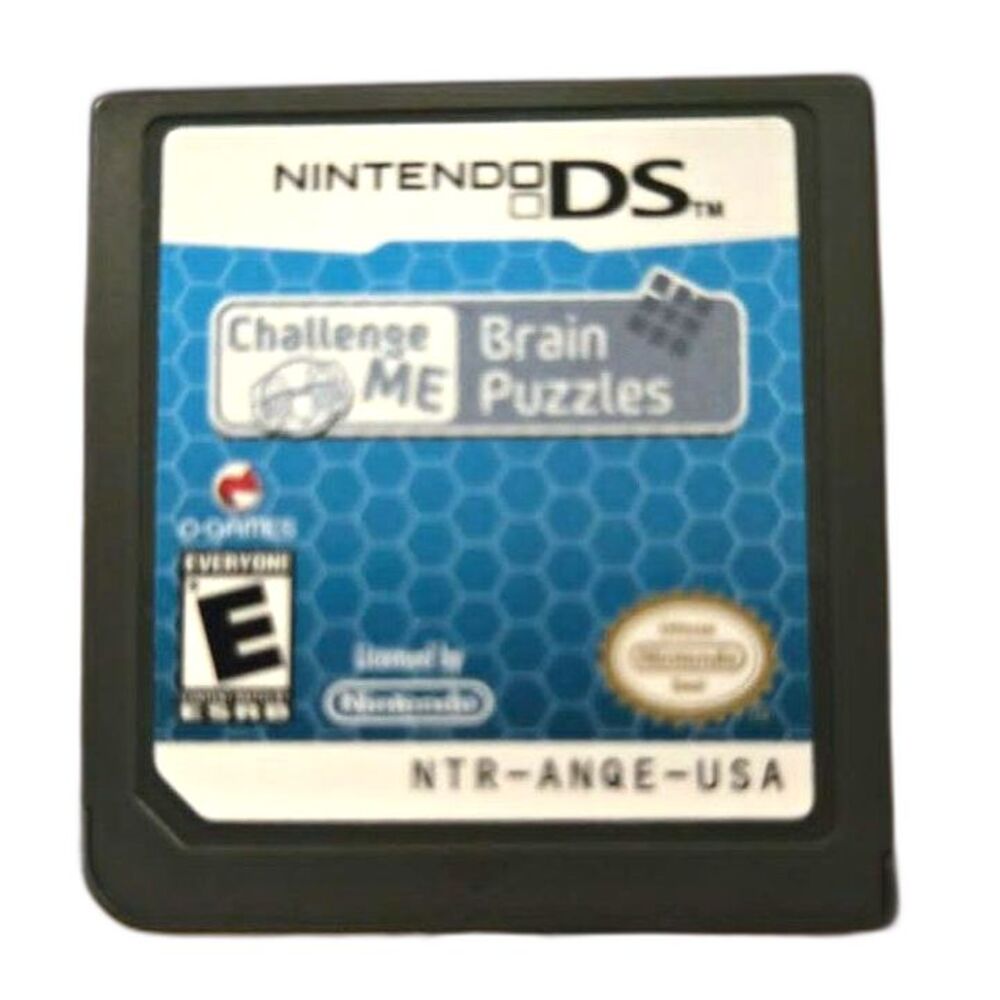 Challenge Me Brain Puzzles Nintendo DS 3DS (Cartridge Only) Tested